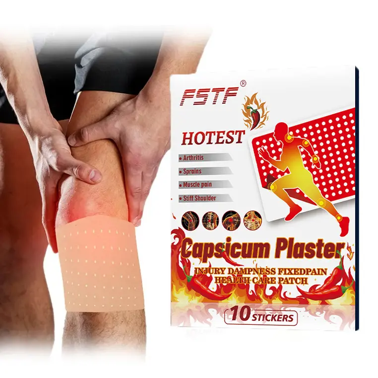 2024 best Hot Sell India Wholesale Free New Products Knee 7*10cm Pain Relief Patch Capsicum Plaster For Sprain Back Pain