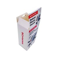 Boîte en carton blanche de taille personnalisée Boîte de papier d'emballage de produit électronique avec crochet