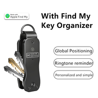 2025 Luxury Aluminum Slim Compact Key Organizer Finder IOS Find My Support Anti Lost Tracking Device Portable OEM