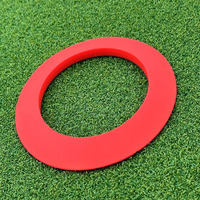 Anneaux de putting en silicone pour entraînement de golf, accessoires de terrain de golf, aides à l'entraînement, prix d'usine en gros pour la pratique en extérieur