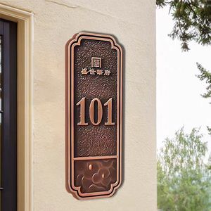 Custom Engraved Logo Brass <strong>Memorial</strong> <strong>Plaque</strong> Bronze <strong>Plaque</strong> Engraved Relief <strong>Plaque</strong> Copper-aluminum Metal Relief Sign for Apartment - Product Image 2