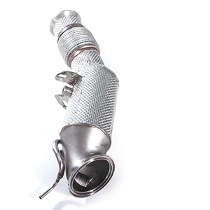 Downpipe <span class=keywords><strong>sport</strong></span> premium <span class=keywords><strong>200</strong></span> <span class=keywords><strong>cellules</strong></span> avec <span class=keywords><strong>catalyseur</strong></span> pour BMW 330E G20 B48 PHEV 2020-2026 en acier inoxydable 304 à haut débit - Product Image 6