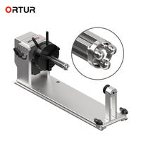 Module de gravure rotatif à axe Y ORTRU YRC1.0 pour la gravure d'objets cylindriques, verre à vin, gobelet, bague