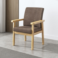 Fauteuil d'appoint moderne ergonomique en tissu rembourré, confortable pour la lecture, idéal pour salon, chambre, bureau et personnes âgées