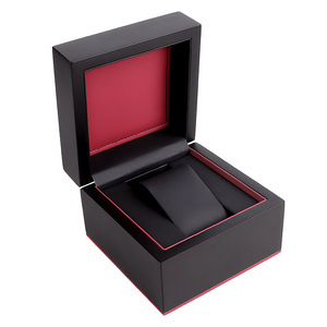 Caja de Reloj Cuadrada de MDF de Lujo, Fabricación OEM/ODM, MOQ Bajo, Caja de Regalo de Madera para un Solo Reloj, Embalaje Ecológico para Exhibición de Relojes de Pulsera - Product Image 2