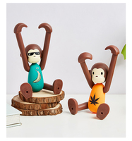 Cadeau de bureau créatif mignon dessin animé singe support de téléphone support de tablette