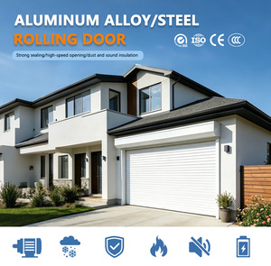 Porte à enroulement en alliage d'aluminium coupe-vent Xinhangyuan au design moderne, garantie 1 an <span class=keywords><strong>pour</strong></span> garage résidentiel et industriel - Product Image 4