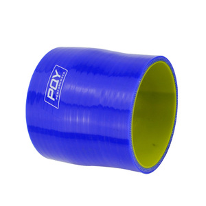 ปลอกซิลิโคน Poyracing ขนาด 2.75-3 นิ้ว 70-76 มม. สีน้ำเงินเหลือง สำหรับอัพเกรดอินเตอร์คูลเลอร์ - Product Image 4