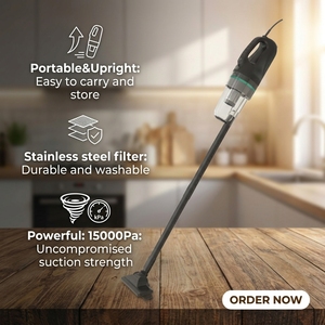 ELUXGO Bagless Dry Electric <strong>Hand</strong> <strong>Held</strong> Vacuum <strong>Cleaner</strong> for Household <strong>Carpet</strong> Ash Cleaning - Product Image 1
