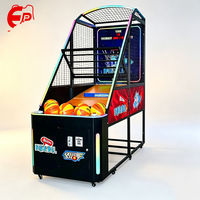 Machine de basket-ball style streetwear avec distributeur de billets de loterie en option, machine d'arcade à monnayeur, éclairage LED en temps réel