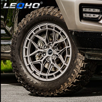 Velg Tempa HFX-1 5x127 6x135 6x139.7 Pelek Off-Road Kustom untuk Jeep Wrangler Ford F-150 Bronco Raptor Gladiator Truk SUV Mobil