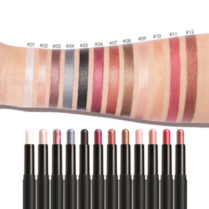 DUODUO dfa38 tùy chỉnh Vegan trang điểm lâu dài không thấm nước đầy màu sắc ánh sáng lung linh <span class=keywords><strong>Eyeshadow</strong></span> bút chì - Product Image 5