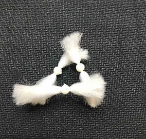 Materiale filtrante in fibra di poliestere cometa filtro in fibra a spirale Bio fune mezzi di riempimento per il trattamento delle acque - Product Image 2