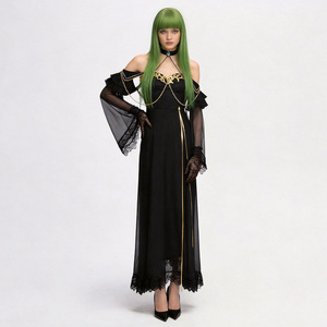Code Geass C. Robe noire ensemble complet Cosplay Costume Anime personnage tenue printemps 2026 jeu jeu de rôle - Product Image 1