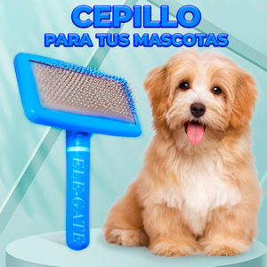 Libere a su compañero peludo de los nudos difíciles con un cepillo de aseo para mascotas fácil de usar, herramienta de eliminación de pelo de plástico PP personalizable - Product Image 2