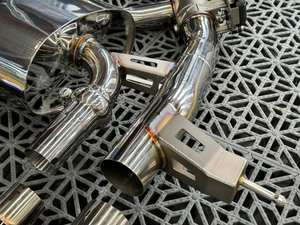 Knalpot Valvetronic Catback Stainless Steel dan Titanium dengan Performa Suara Aktif untuk BMW G87 M2 (Harga Grosir) - Product Image 4