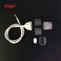 Meilleure Vente 11x24mm RVB 5050 Pixel SPI WS2811 DMX Programmable Double Côtés Conduit Néon Flex IP68 Pour La Décoration Intérieure Et Extérieure