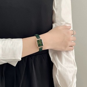 Reloj de Pulsera de Cuarzo para Mujer, Diseño Minimalista Retro, Correa de Cuero, Moda para el Trabajo, Modelo 13004 - Product Image 3