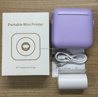 Imprimante thermique de mémo portable d'usine de 58mm avec connectivité BT Mini impression de mots d'images Taille maximale du papier 57mm en stock