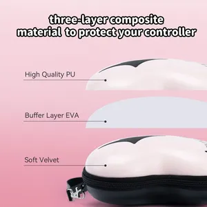 Nueva tendencia Estuche de transporte para PlayStation 5, PS4, <span class=keywords><strong>switch</strong></span> <span class=keywords><strong>Pro</strong></span> y Xbox joystick,Sweetheart Skull Game <span class=keywords><strong>Controller</strong></span> Bag con una correa - Product Image 6