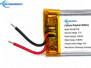 Batería de Polímero de Litio OEM 501230 3.7V 150mAh, Batería LiPo Recargable para Dispositivos IoT y Auriculares Bluetooth - Product Image 3