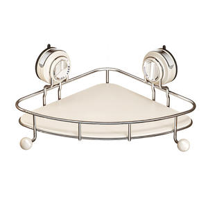 Estante Triangular para Baño Blue Vine, Soporte de Almacenamiento de Esquina con Ventosa, Doble Capa, Duradero, para Gel de Ducha y Champú - Product Image 5