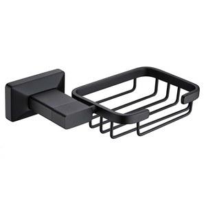 Set di Accessori per Bagno di Lusso in Acciaio, 5 Pezzi, con Portasciugamani <span class=keywords><strong>e</strong></span> Portarotolo, Finitura Nera - Product Image 4