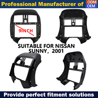 Cadre de navigation GPS pour voiture en gros pour NISSAN SUNNY 2011, cadre d'autoradio stéréo direct usine, cadre d'autoradio Android
