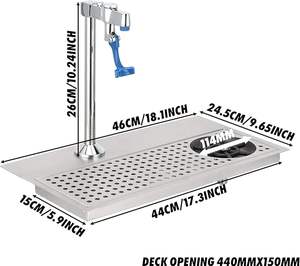 Lave-tasses automatique haute pression moderne en acier inoxydable pour bar, rinçage de verres, durable, garantie 1 an, accessoire pour vaisselle - Product Image 2