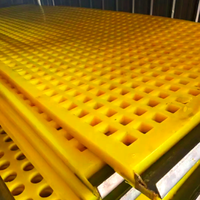 Écrans en maille fine en polyuréthane personnalisables en gros avec ouvertures carrées pour le criblage des minerais et le traitement des matières premières