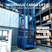 Neuer Fabrikpreis Vertikaler Mastlift Frachtlift mit Hydraulischem Hebesystem 2000-3000mm Tischgröße Führungsschienen-Lastenaufzug