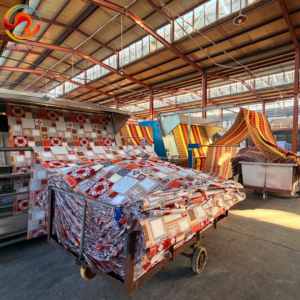 Tela de microfibra cepillada 100% poliéster al por mayor para sábanas, textiles para el hogar, rollos de tela para sábanas - Product Image 4