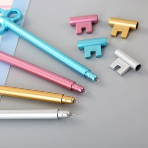 Bolígrafo de Gel Creativo Retro con Forma de Llave, Bonito Bolígrafo de Plástico para Estudiantes, Papelería para Exámenes, Suministros de Oficina al por Mayor para el Aprendizaje - Product Image 2