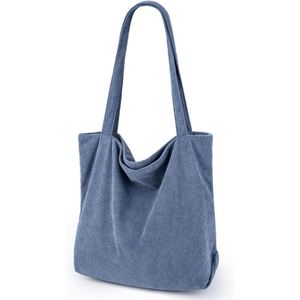 Sac fourre-tout en velours côtelé Iioscre pour femme, sacs à main Hobo avec fermeture éclair, sacs à main décontractés de grande capacité avec poches intérieures - Product Image 1