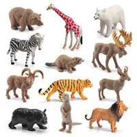 Lelewu simulation faune modèle orignal grizzly ours caméléon éléphant décoration