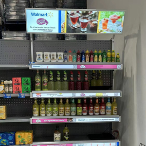 Veto 23.1/24/29/35/37/37.8/47.1 Inch <b>Shelf</b> Screen Wholesale Video Advertising Strip Display for Retail Store Supermarket Stretch - Product Image 1
