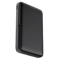 Produits les plus vendus 2026 – Batterie externe magnétique sans fil ultra-mince portable 10000 mAh avec support de téléphone 5000 mAh