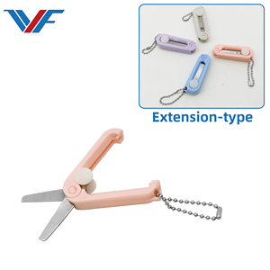 Mini Có Thể Gập Lại Có Thể Thu Vào An Toàn Kéo Kích Thước Nhỏ Handmade Nhựa Lưỡi Sinh Viên Thêu Carry-Có Thể Cắt Giấy Công Cụ - Product Image 3