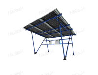 Système de carport solaire pré-assemblé en acier au carbone, surface anodisée, durée de vie de 20 à 25 ans, pour usage domestique, autoroute, arrêt de bus