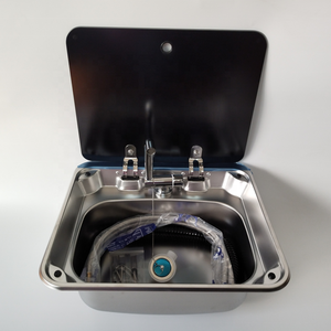 Évier de cuisinière rv en acier inoxydable acceptable personnalisé évier en verre trempé bol unique <span class=keywords><strong>pour</strong></span> <span class=keywords><strong>camping</strong></span>-<span class=keywords><strong>car</strong></span> rv - Product Image 4