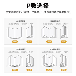 Álbum de folletos con impresión personalizada, formato abierto 24, para folletos, origen Sichuan - Product Image 2
