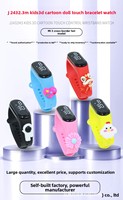 Jam Tangan Elektronik Plastik LED Digital Kartun Baru Grosir, Tahan Air, untuk Luar Ruangan, Hadiah Kreatif untuk Pelajar