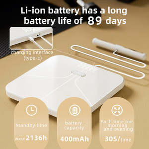 Bestseller Intelligente Digitale Waage Digitale Körperfettwaage Elektronische Badezimmerwaage mit Bluetooth-WLAN-Verbindung - Product Image 3