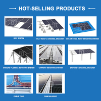 Système de montage solaire étanche à haute durabilité Carports Pv avec système de montage de Carport solaire en alliage d'aluminium