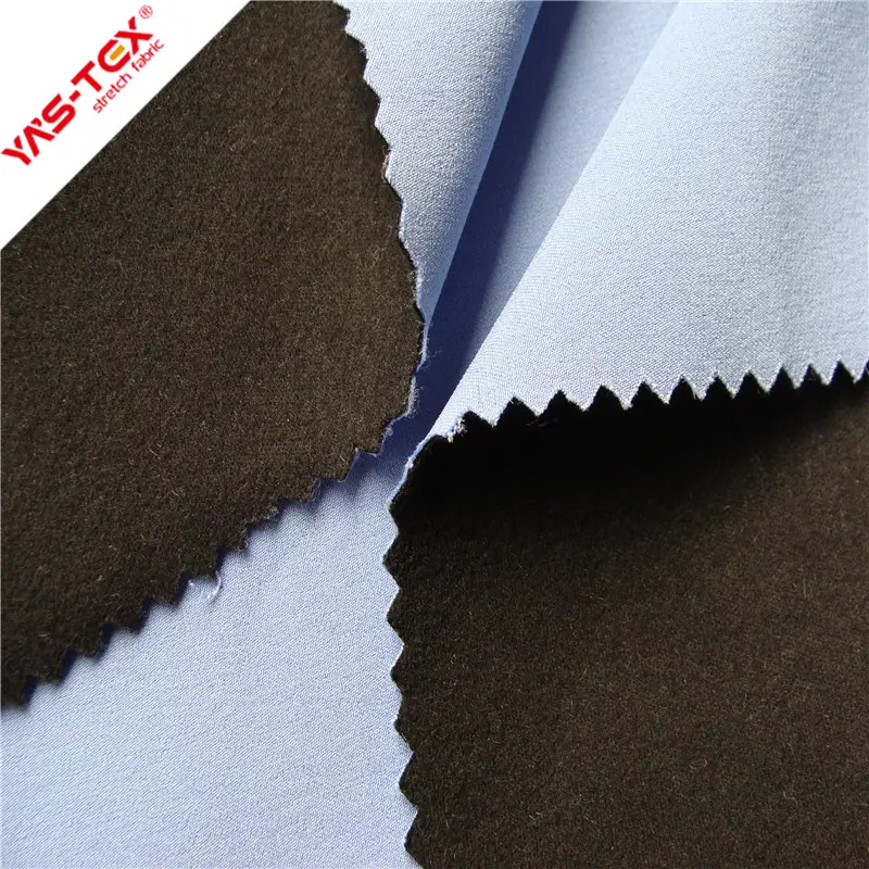 PTFE membrane waterproof and breathable polyester spandex woven soft shell fabric