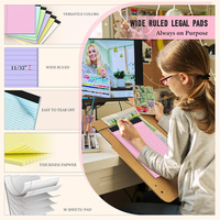 Bloc de Notas Adhesivas Personalizadas con Aroma, Tamaño y Color a Medida, Líneas Horizontales Simples, Removibles, Autoadhesivas, Diseño Personalizable, Planificador de Notas