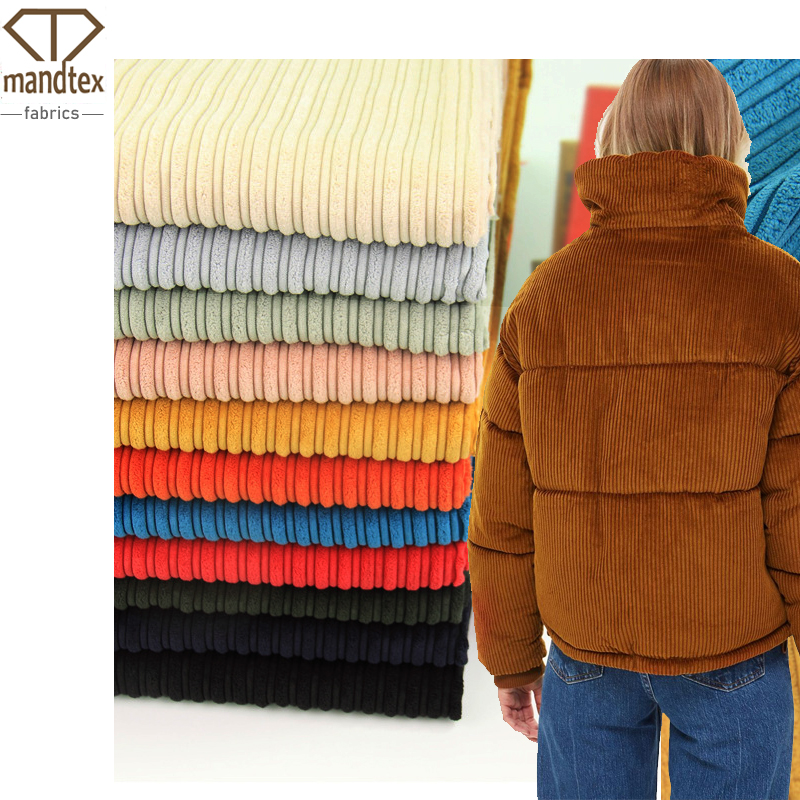 Оптовая продажа, Вельветовые женские куртки из органического микрофибры и полиэстера с широкими 4 панелями от wujiang