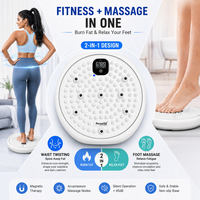 Disco giratorio multifunción portátil para ejercicios de fisioterapia de pies, equipo de fitness inteligente para el hogar, tabla compacta manual para gimnasio en casa.