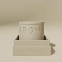 Bougie parfumée en cire de soja en céramique de luxe personnalisable, fabrication artisanale, logo personnalisé, taille pour la décoration de la maison, Nouvel An, Journée de la Terre