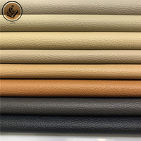 Tissu synthétique en cuir vinyle, tissu résistant au feu, motif de grain litchi, pour intérieur de siège de voiture, automobile, meilleure vente 2020